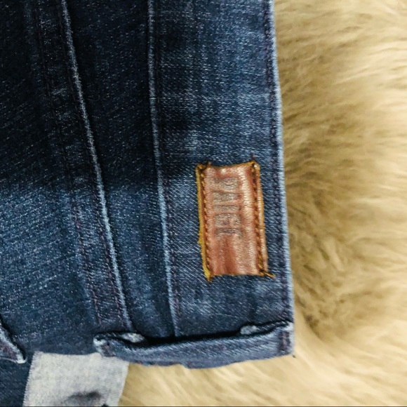 PAIGE Kylie Crop Dark Wash Ankle Jeans - Picture 7 of 8